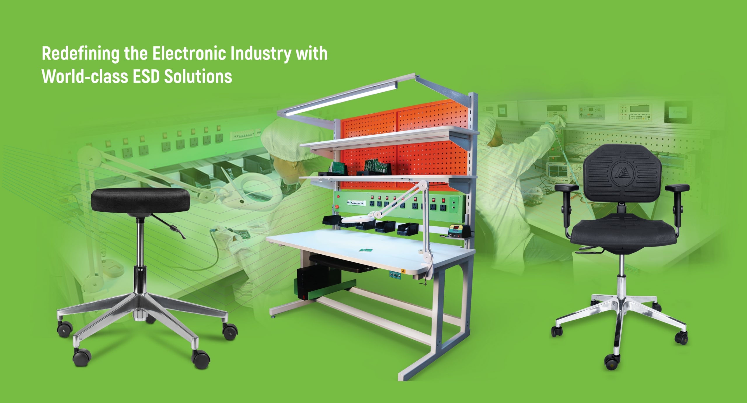 ESD-Safe Solutions in the Electronic Industry